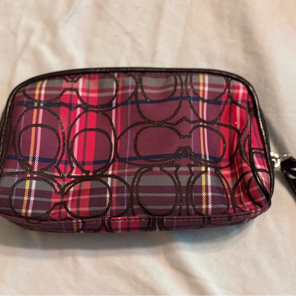 Coach Pink Plaid Women's Bag